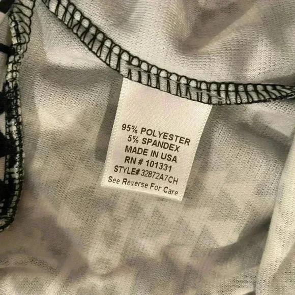 Charlotte Russe Black Cream Aztec Print Stretchy Pencil Skirt Midi Size Medium - Picture 10 of 10